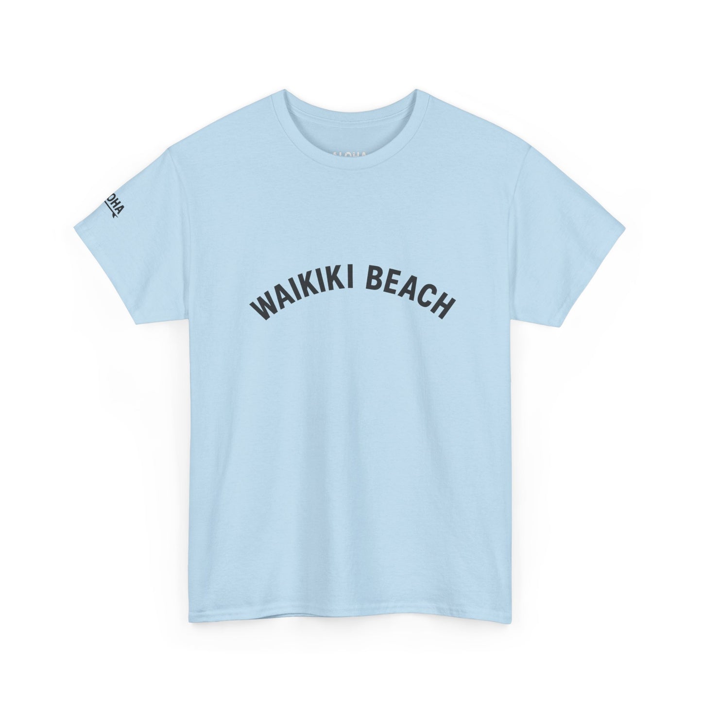 Mahalon Honolulu Waikiki beach , pineapple,aloha  Unisex Heavy Cotton Tee