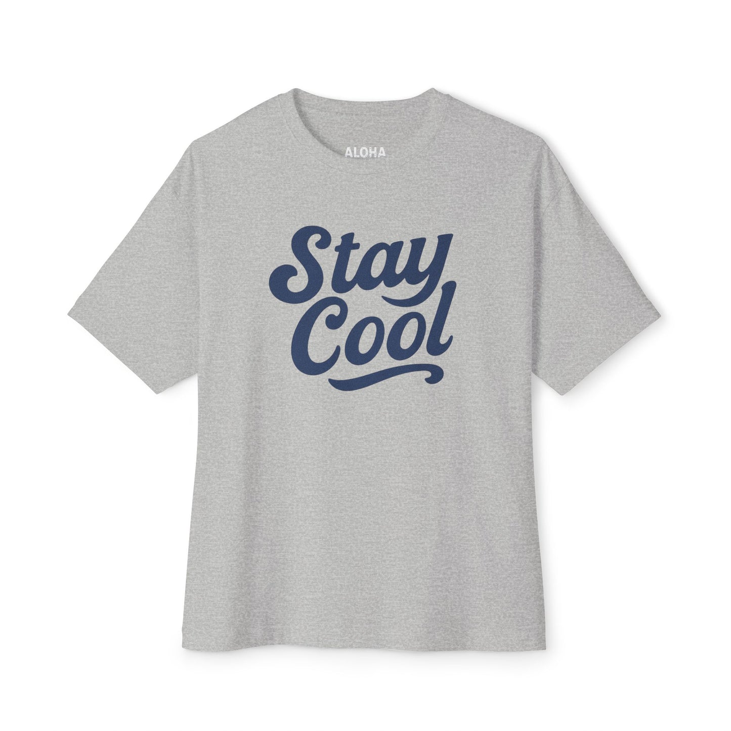 Mahalon Honolulu Stay Cool Unisex Oversized Boxy Tee Hawaii Vibes