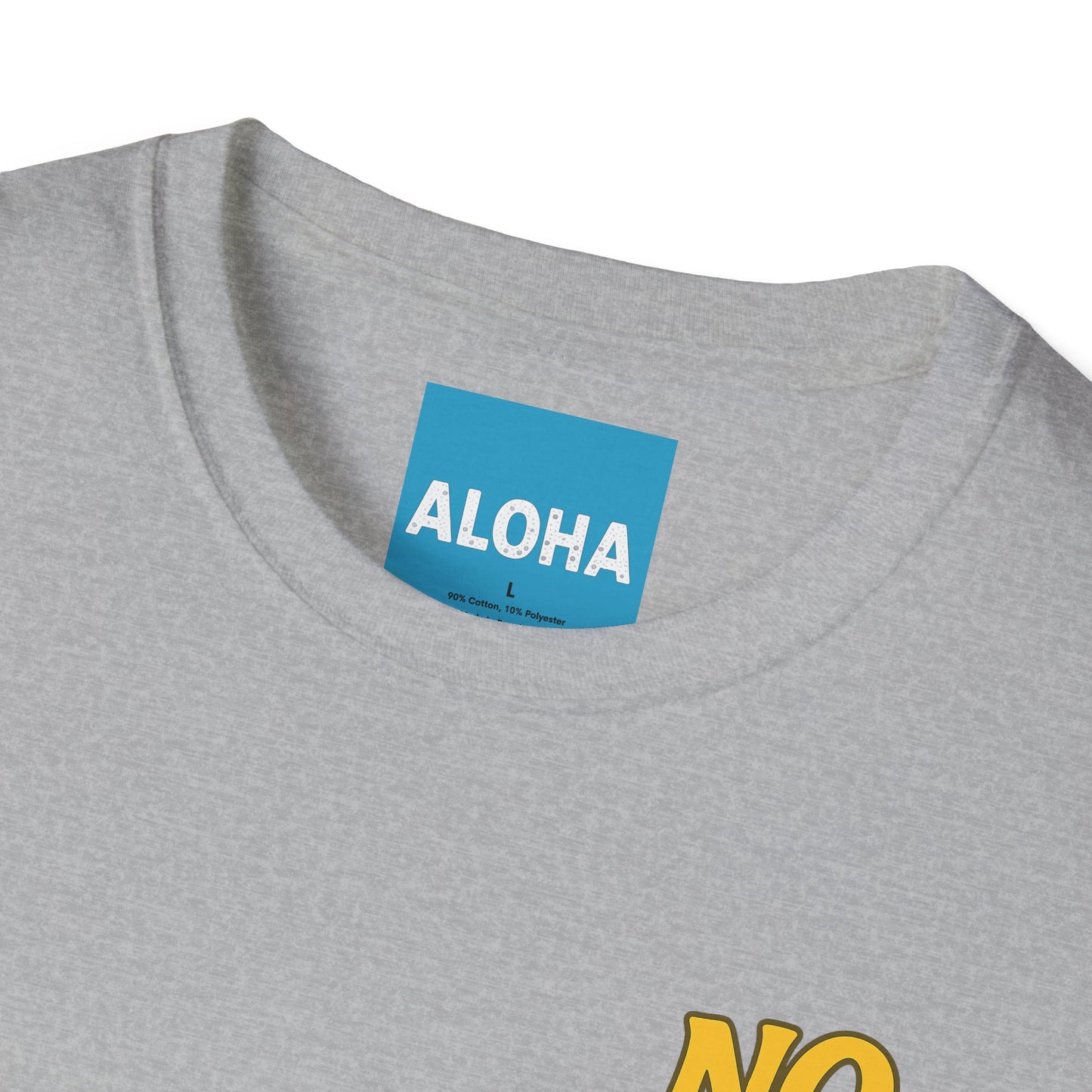 Mahalon Honolulu NO WORRIES (yellow) HAWAII T-Shirt