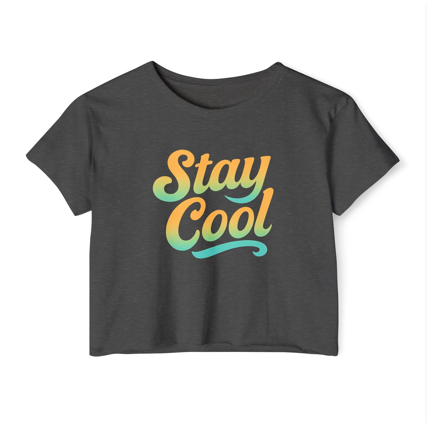 Stay cool Women's Festival Crop Top Hawaii Vibes by Mahalon Honolulu