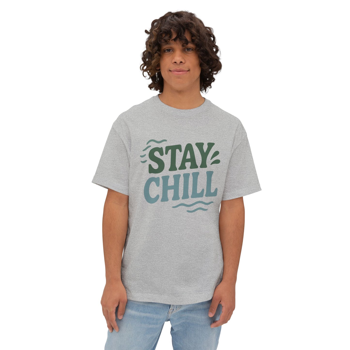 Mahalon Honolulu Stay chill T-shirt Unisex Oversized Boxy Tee