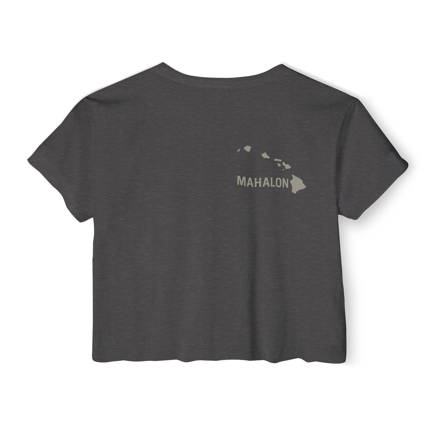 Mahalon Honolulu ALOHA  Women's Festival Crop Top