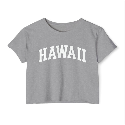 Mahalon Honolulu HAWAII Women's Festival Crop Top