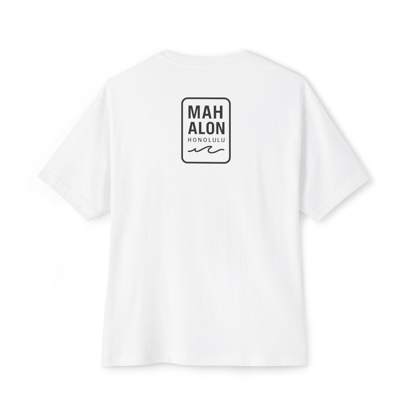 Mahalon Honolulu Stay Cool Unisex Oversized Boxy Tee Hawaii Vibes