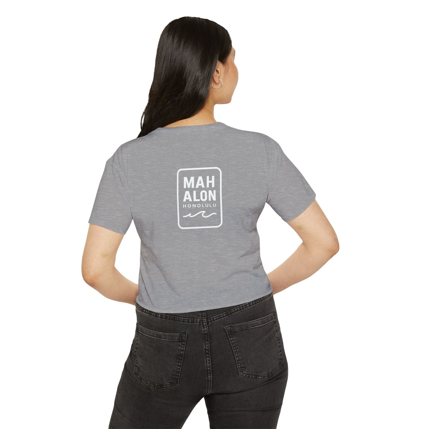 Mahalon Honolulu ALOHA  Women's Festival Crop Top