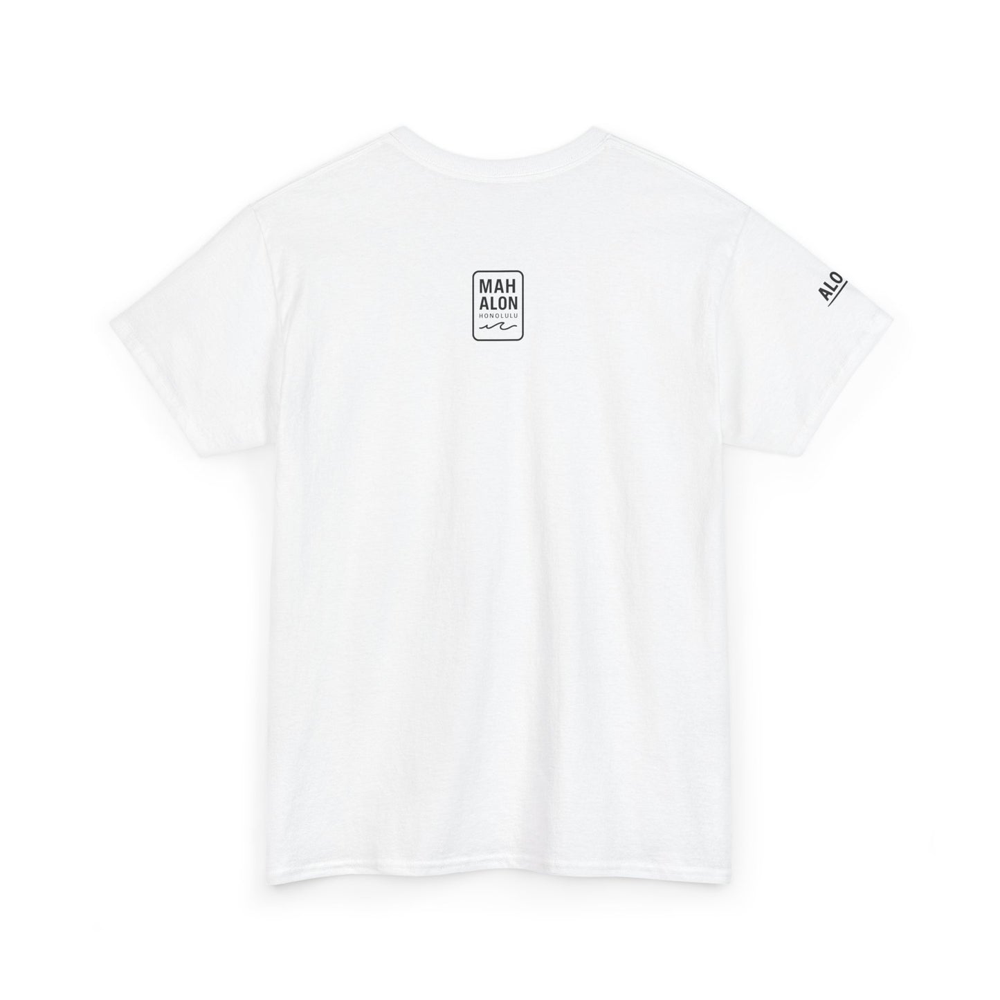 Mahalon Honolulu Waikiki beach , pineapple,aloha  Unisex Heavy Cotton Tee