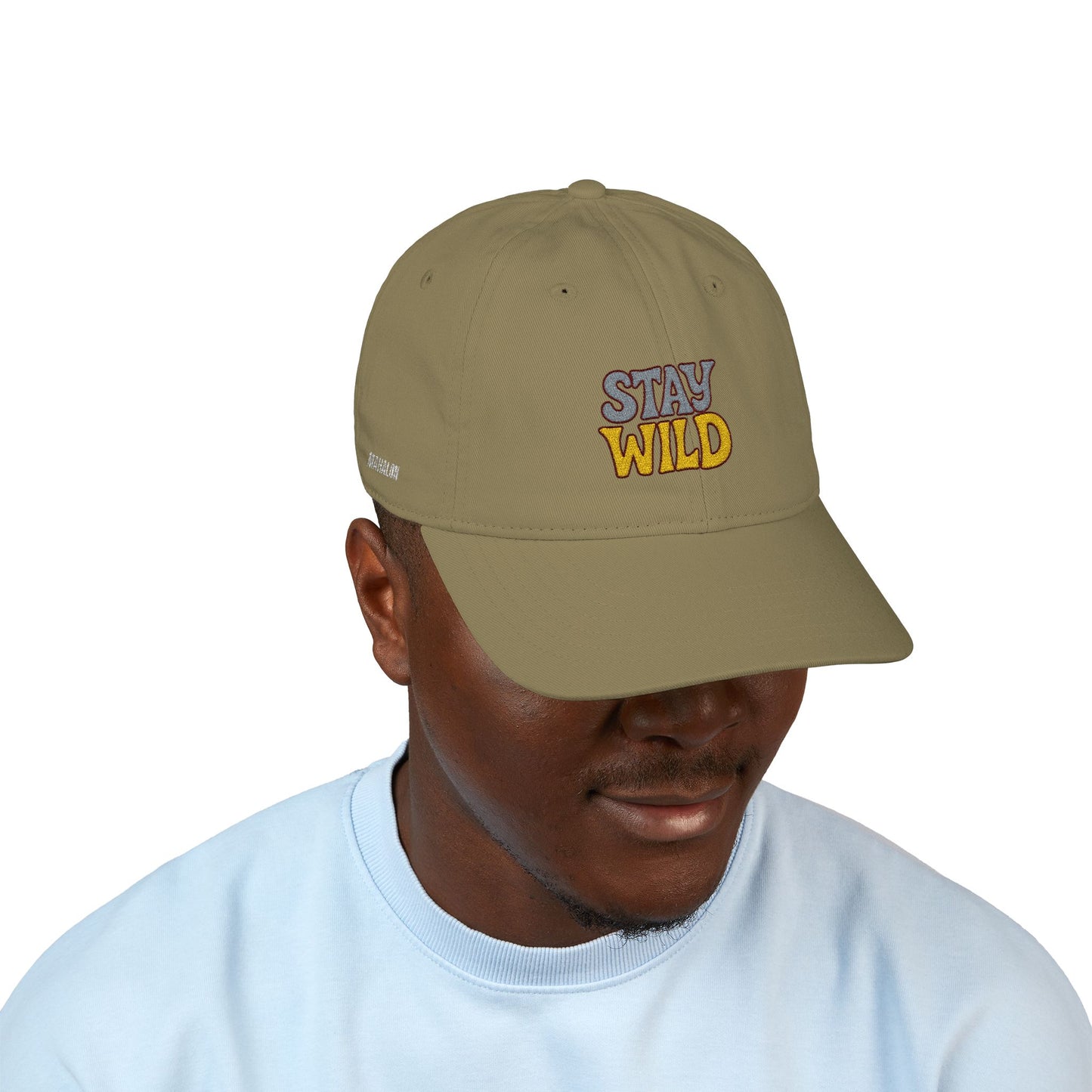 Mahalon Honolulu Stay Wild Organic Baseball Cap (Embroidery)