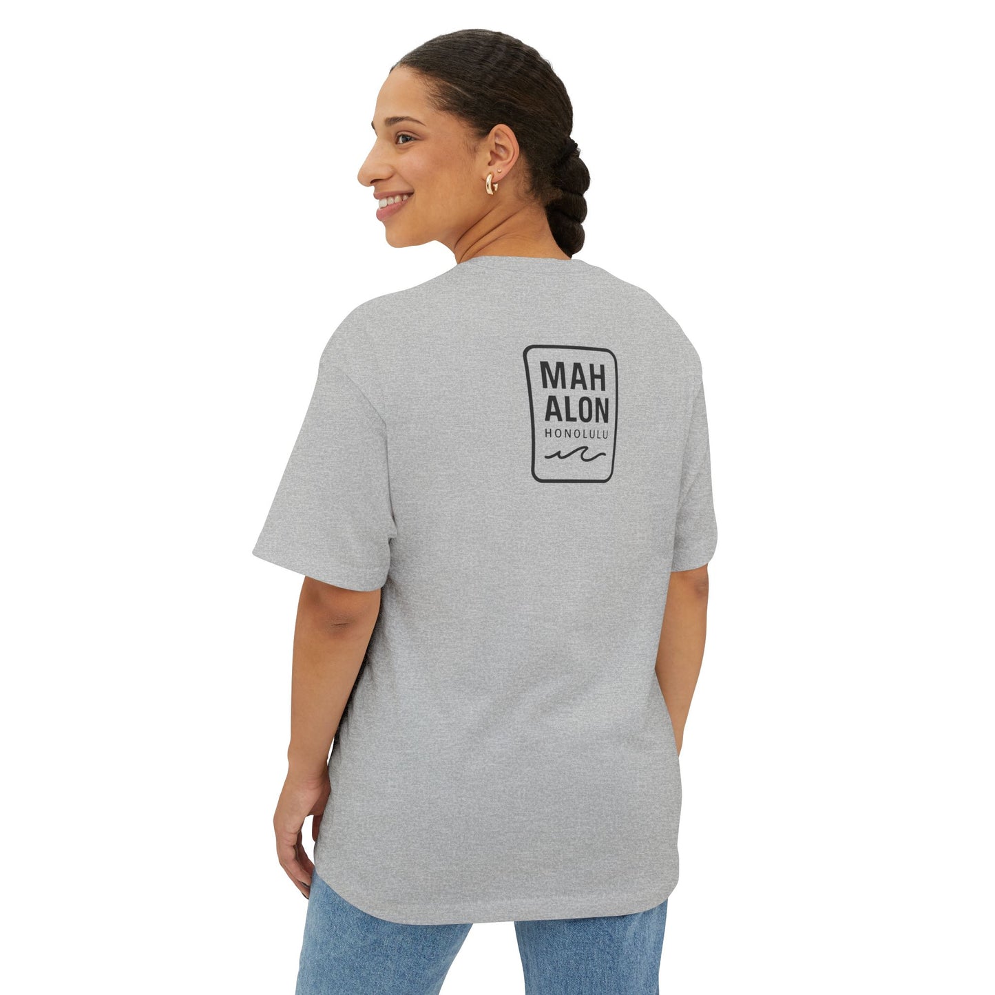 Mahalon Honolulu Aloha surf Unisex Oversized Boxy Tee