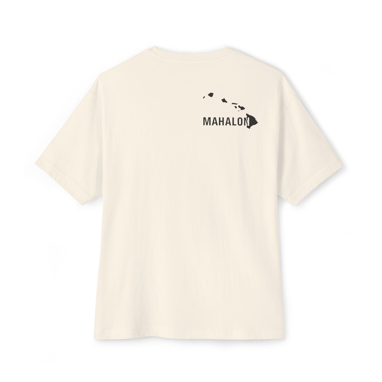 Mahalon Honolulu color print Unisex Oversized Boxy Tee