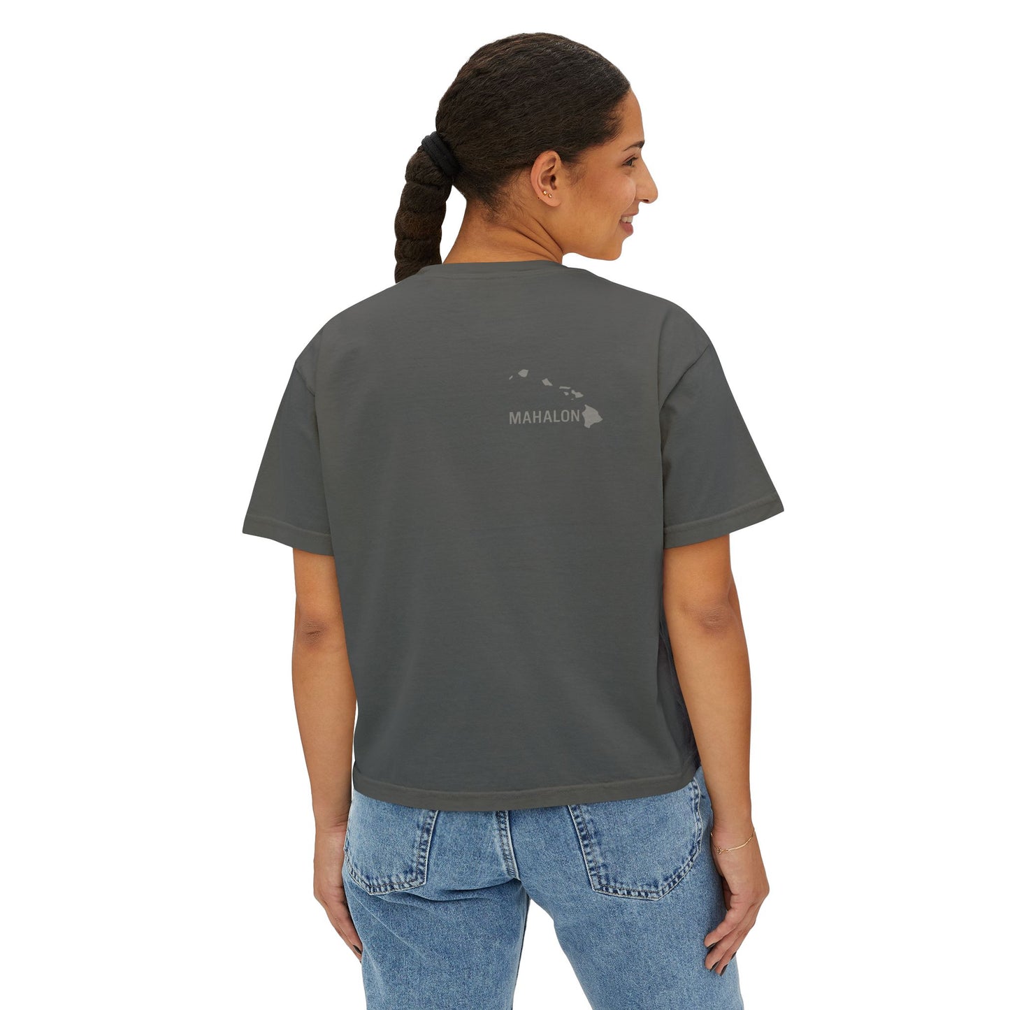 Mahalon Honolulu HAWAII Women's Boxy Tee