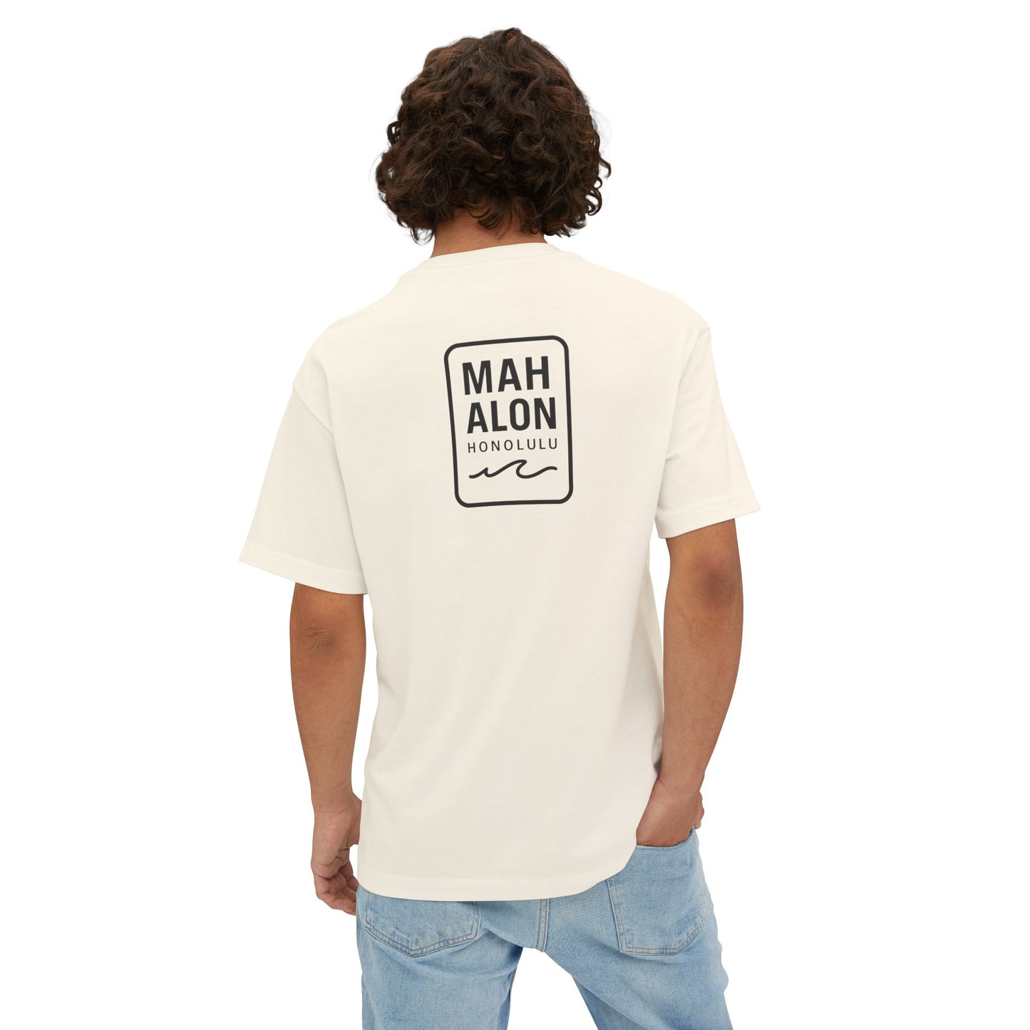Mahalon Honolulu Stay wild T-shirt Unisex Oversized Boxy Tee