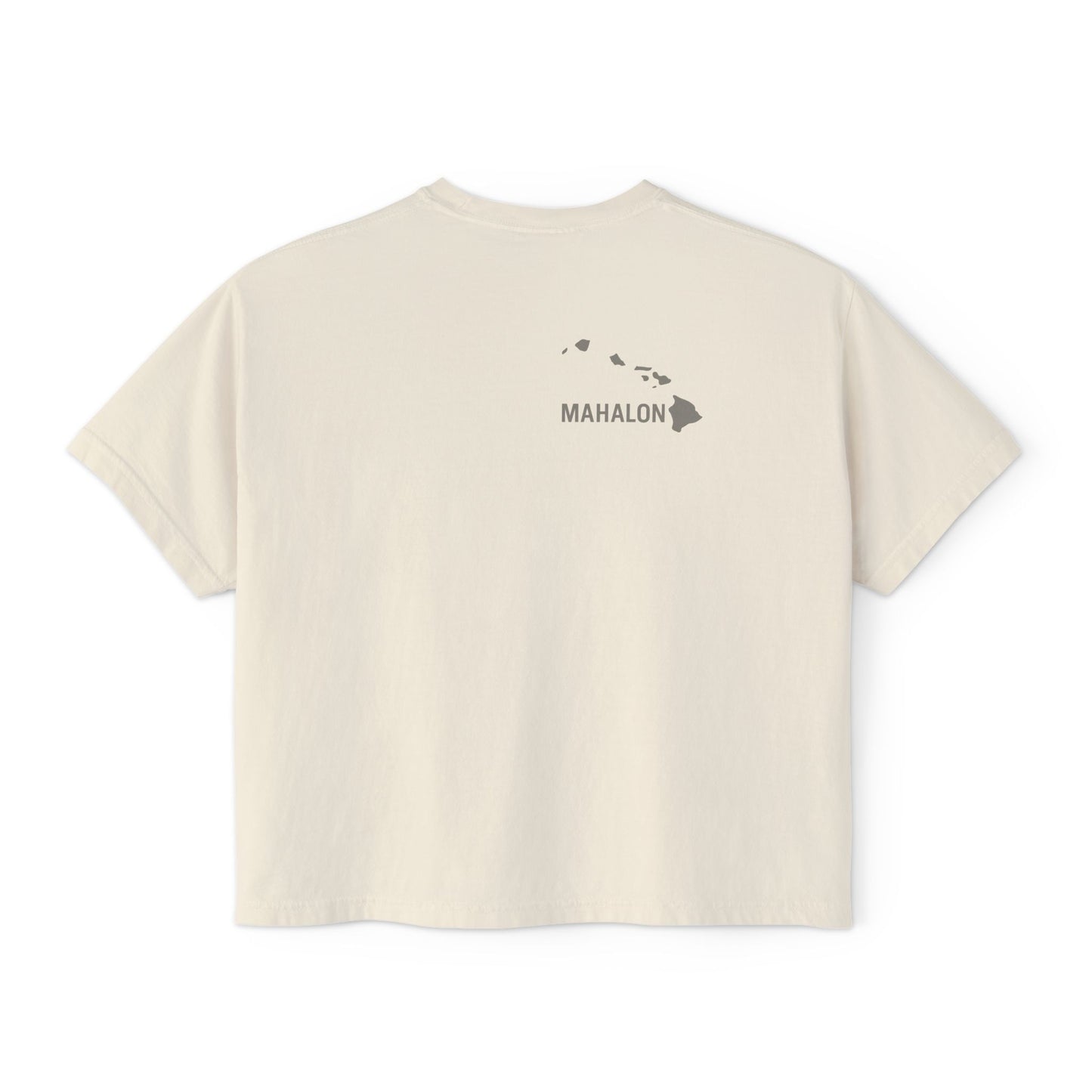 Mahalon Honolulu ALOHA Women's Boxy Tee