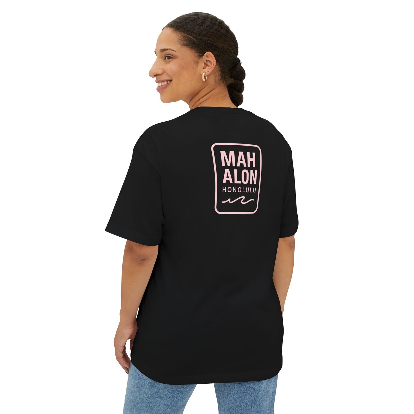 Mahalon Honolulu Aloha Hula girl Tee | Hawaii Vibes by