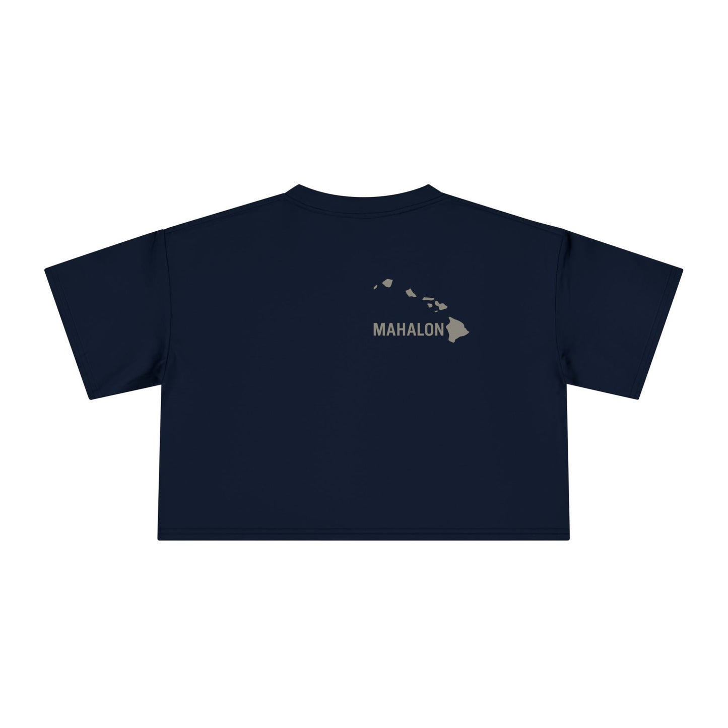 Mahalon Honolulu NO Worries Logo T-shirt Women's Crop Tee