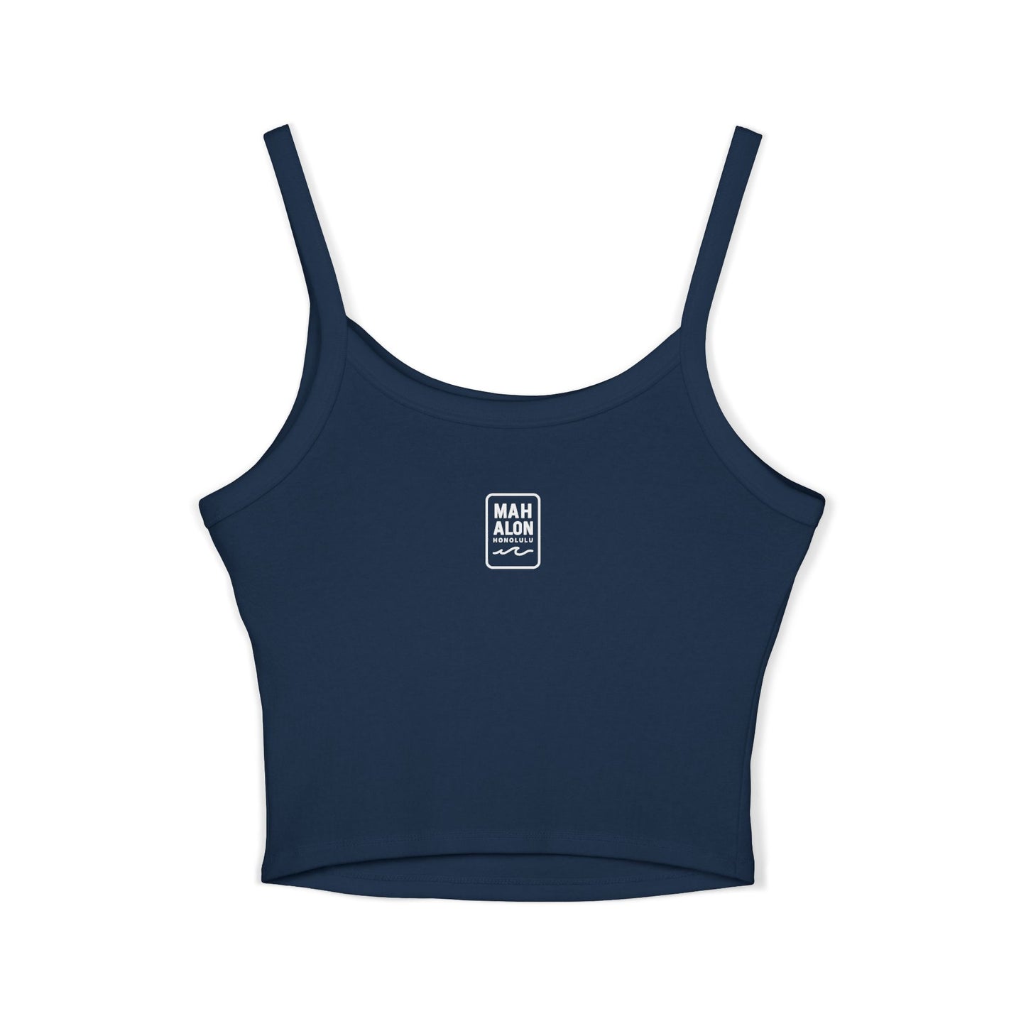 Waikiki beach aloha surf tank top Women's Spaghetti Strap Tank Top  | Hawaii Vibes by Mahalon Honolulu