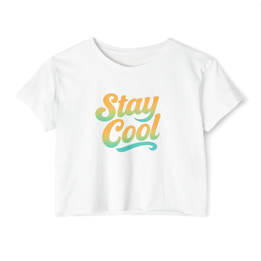 Mahalon Honolulu Stay cool Women's Festival Crop Top  Tee