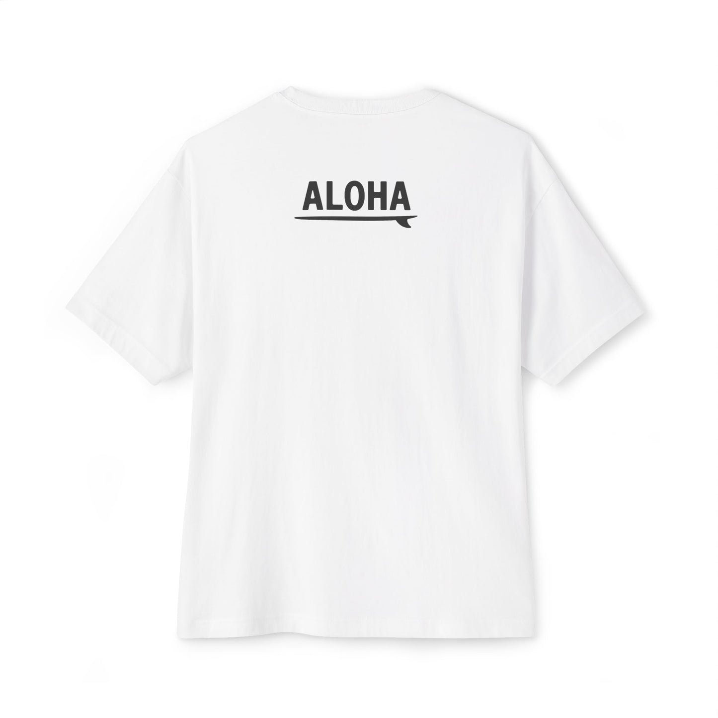 Mahalon Honolulu White & Black Graphic Tee – Island Minimalist Design