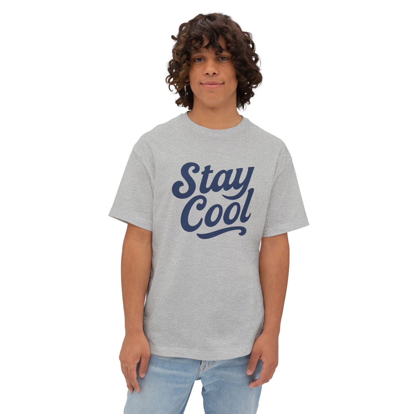 Mahalon Honolulu Stay Cool Unisex Oversized Boxy Tee Hawaii Vibes