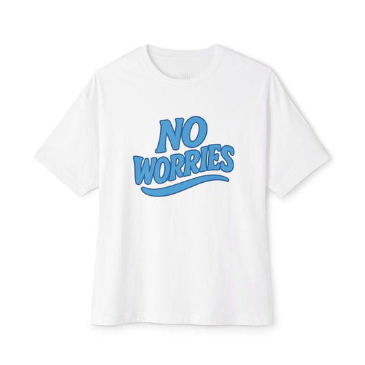Mahalon Honolulu NO worries T-shirt Unisex Oversized Boxy Tee
