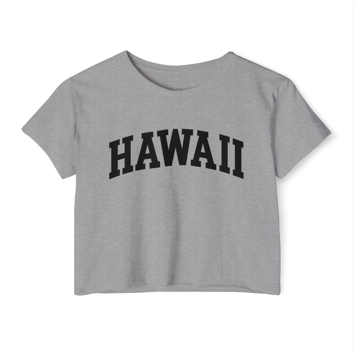 Mahalon Honolulu HAWAII T-Shirt Women's Festival Crop Top