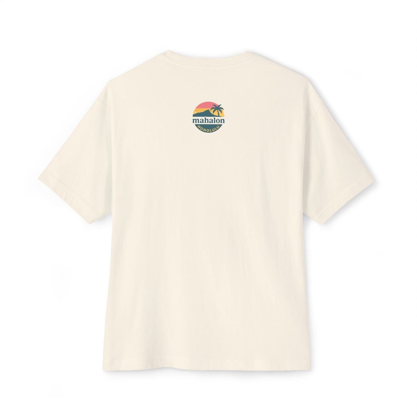 Mahalon Honolulu Logo T-shirt Unisex Oversized Boxy Tee