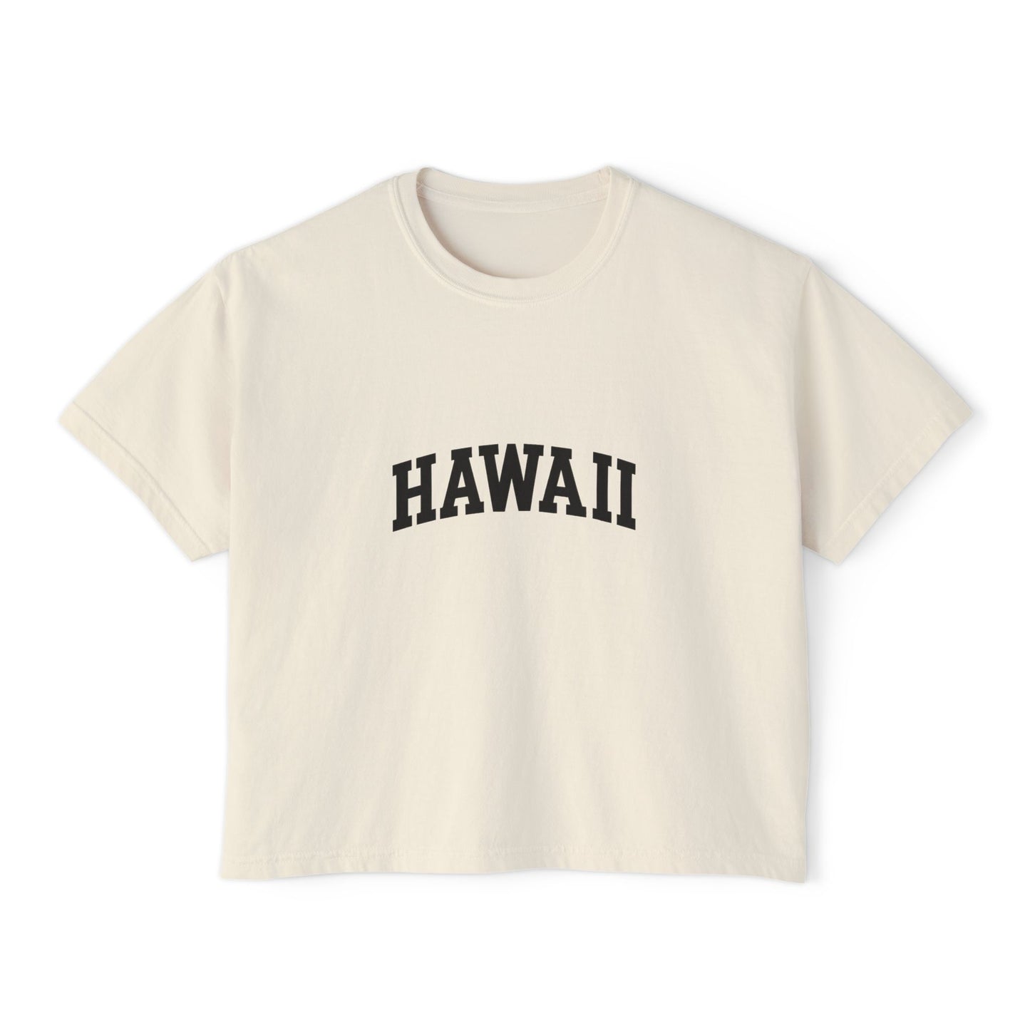 Mahalon Honolulu HAWAII Women's Boxy Tee