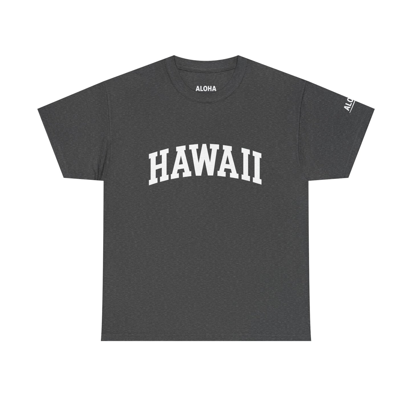 Mahalon Honolulu Hawaii,pineapple Unisex Heavy Cotton Tee