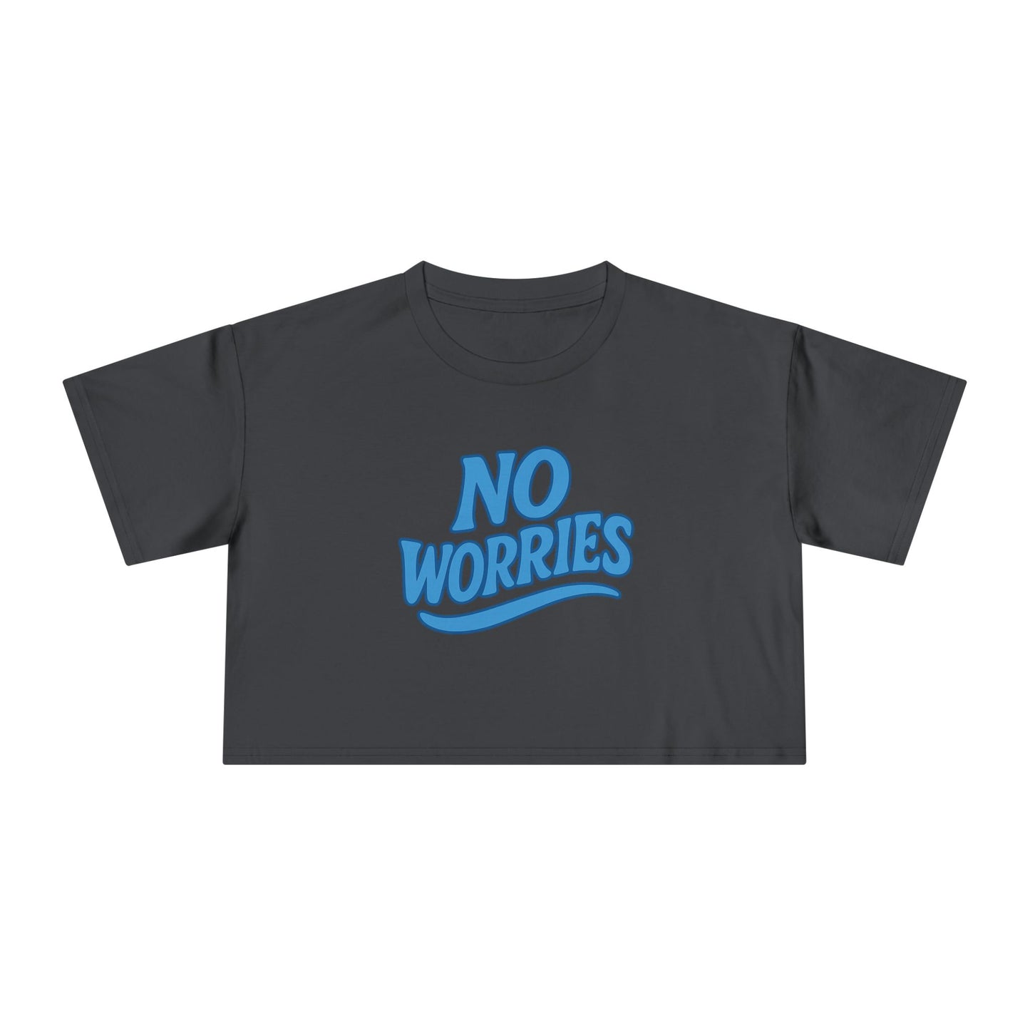 Mahalon Honolulu NO Worries Logo T-shirt Women's Crop Tee