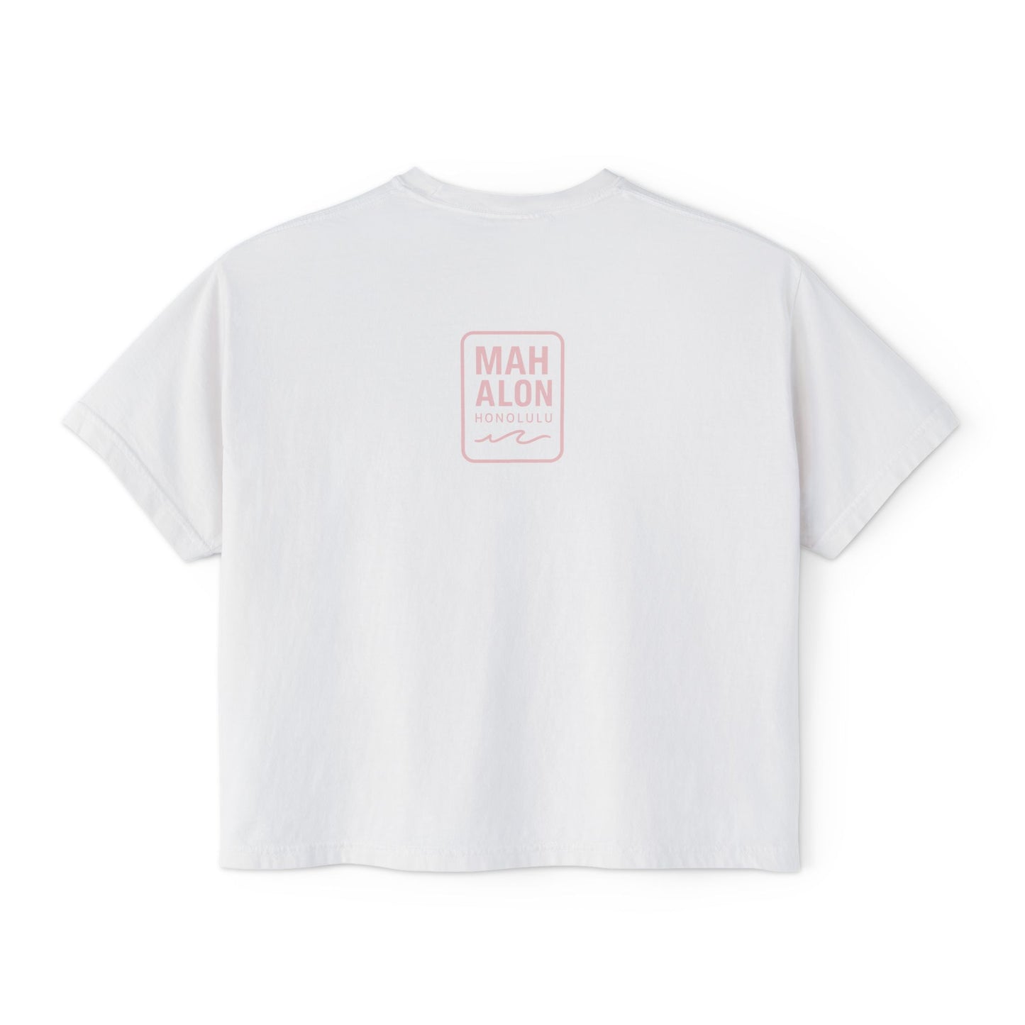 Mahalon Honolulu Aloha Oversized Boxy Tee | Aloha Vibes T-shirt Women's Boxy Tee