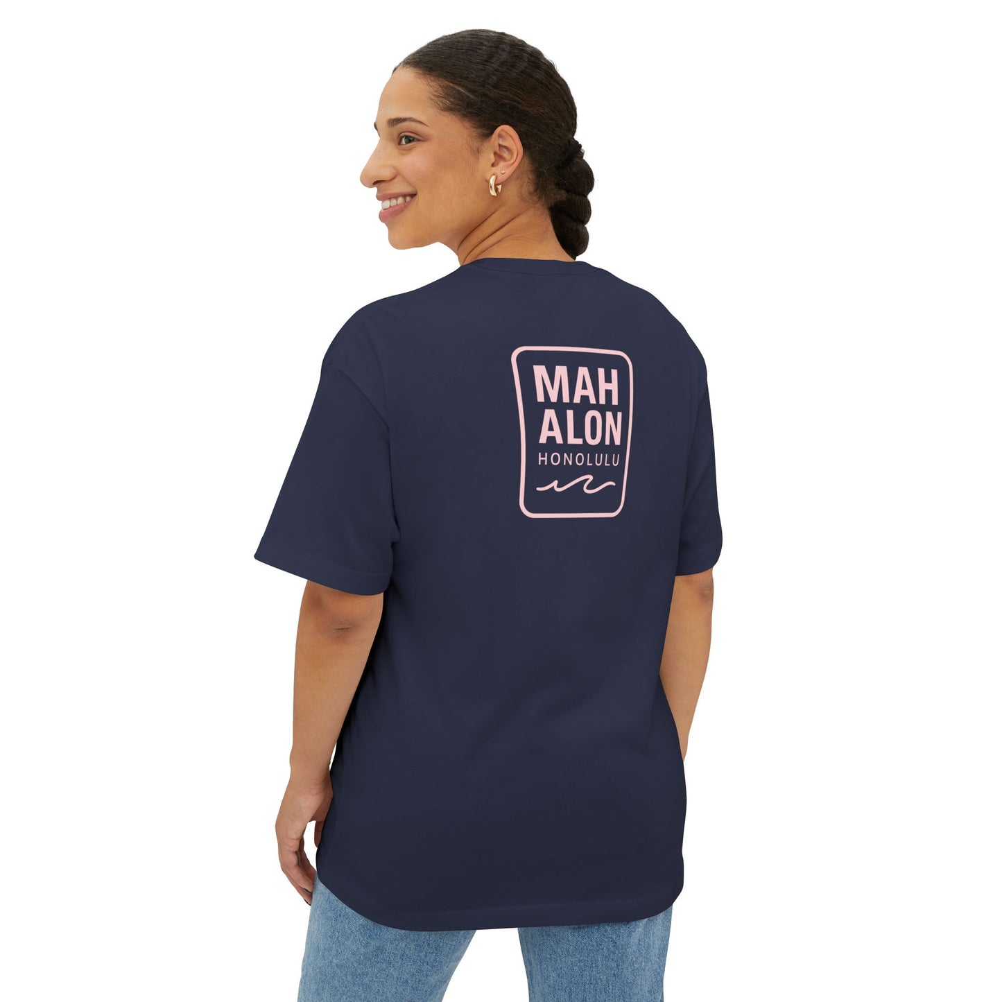 Mahalon Honolulu Aloha Hula girl Tee | Hawaii Vibes by