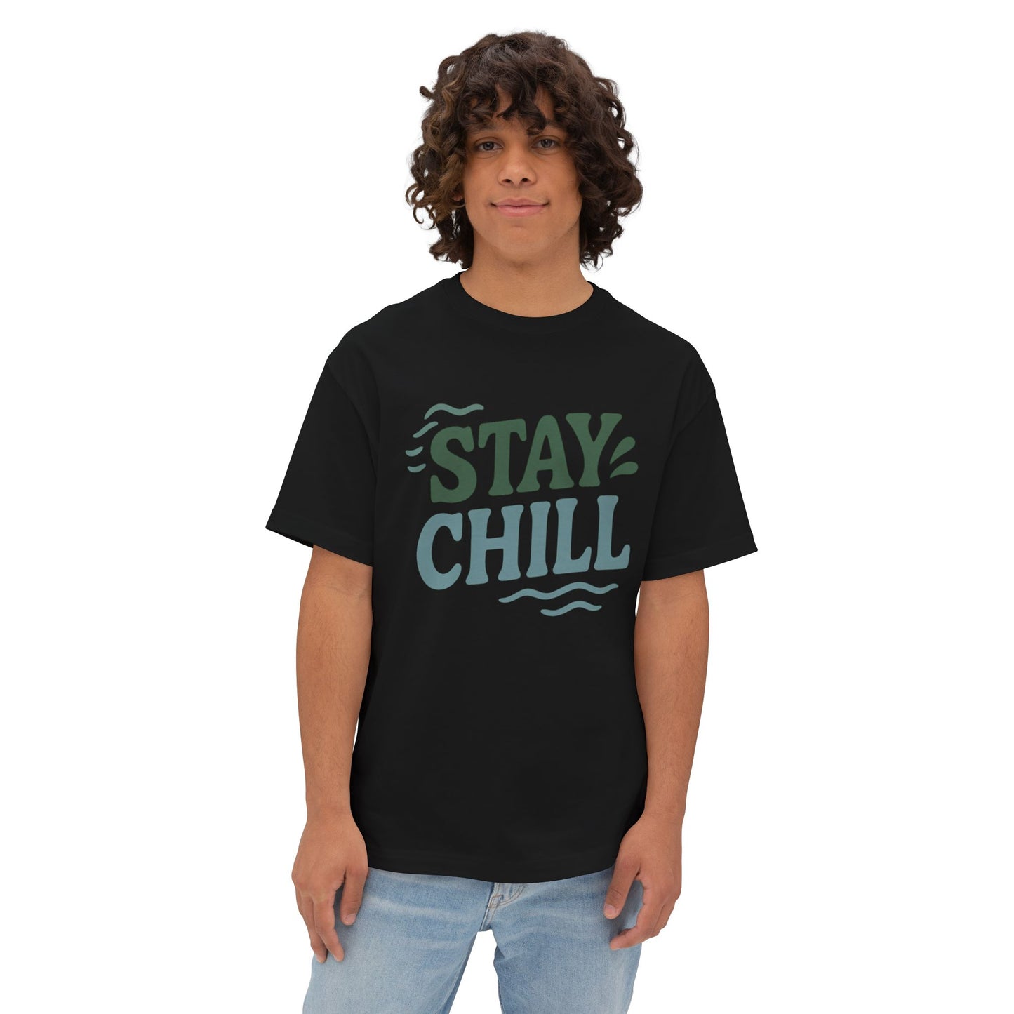 Mahalon Honolulu Stay chill T-shirt Unisex Oversized Boxy Tee
