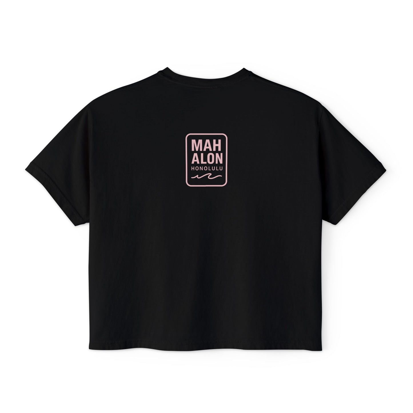 Mahalon Honolulu Aloha Oversized Boxy Tee | Aloha Vibes T-shirt Women's Boxy Tee