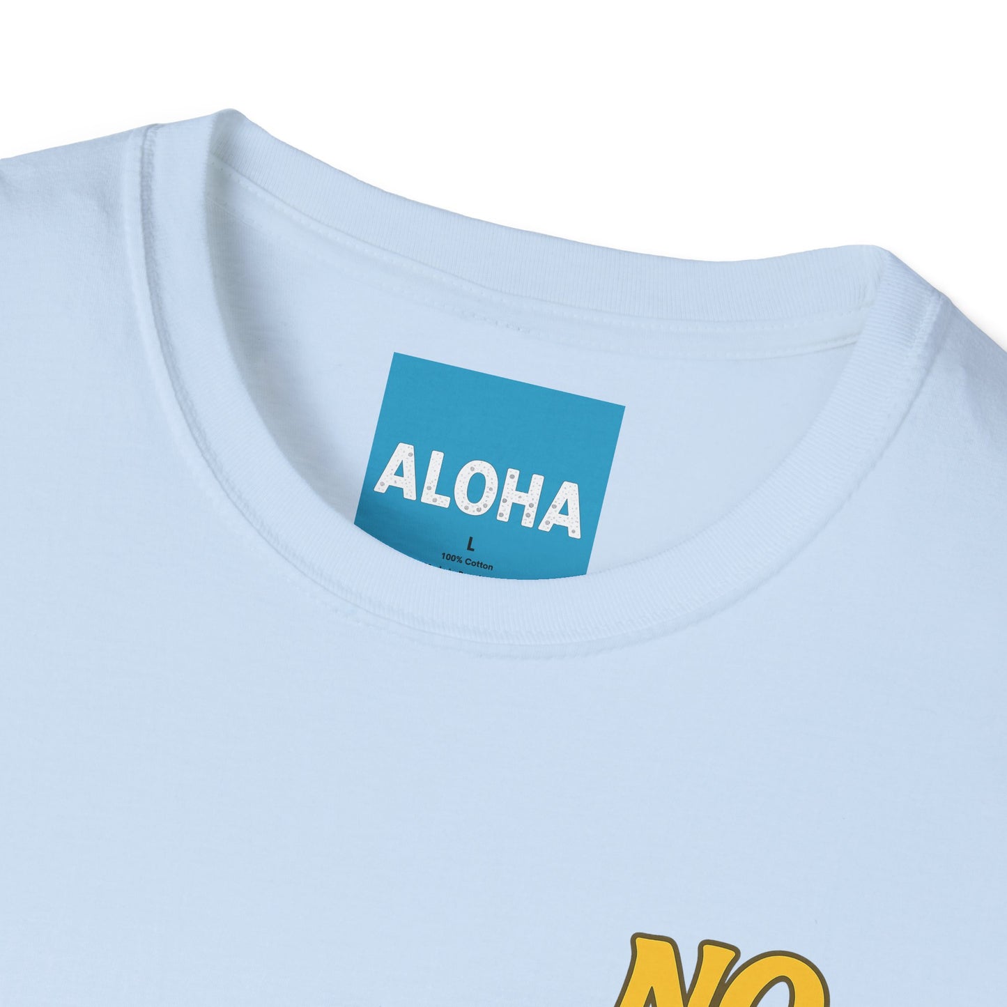 Mahalon Honolulu NO WORRIES (yellow) HAWAII T-Shirt