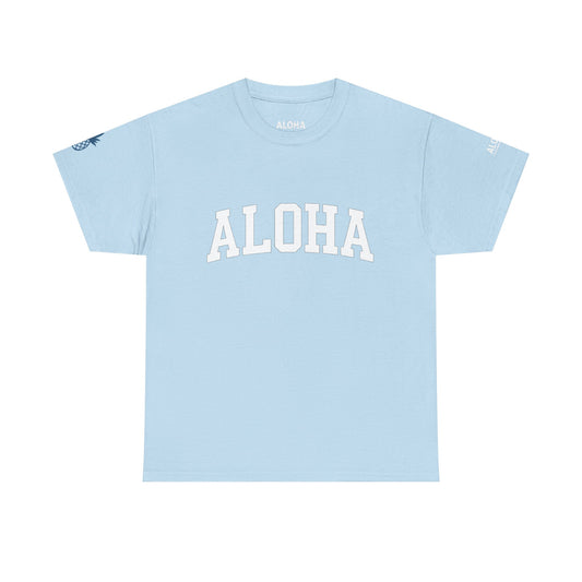 Aloha,pineapple Unisex Heavy Cotton Tee Hawaii Vibes by Mahalon Honolulu