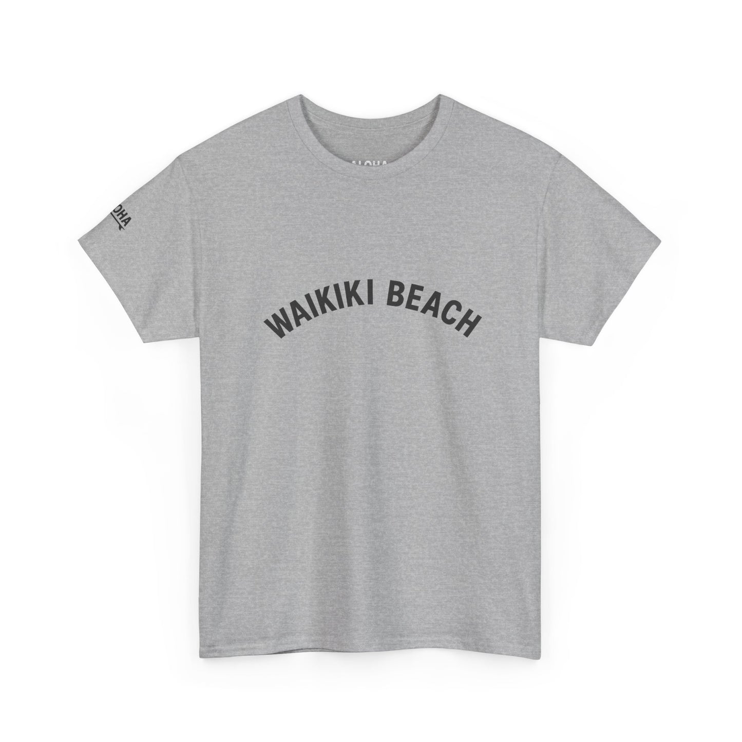 Mahalon Honolulu Waikiki beach , pineapple,aloha  Unisex Heavy Cotton Tee