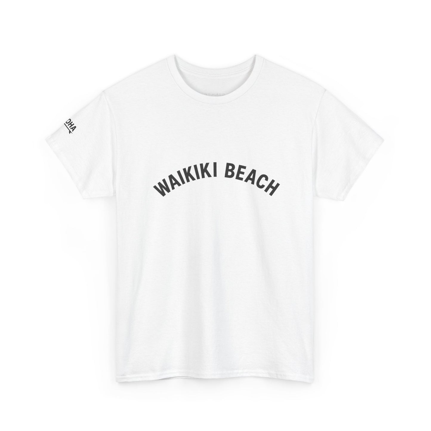 Mahalon Honolulu Waikiki beach , pineapple,aloha  Unisex Heavy Cotton Tee