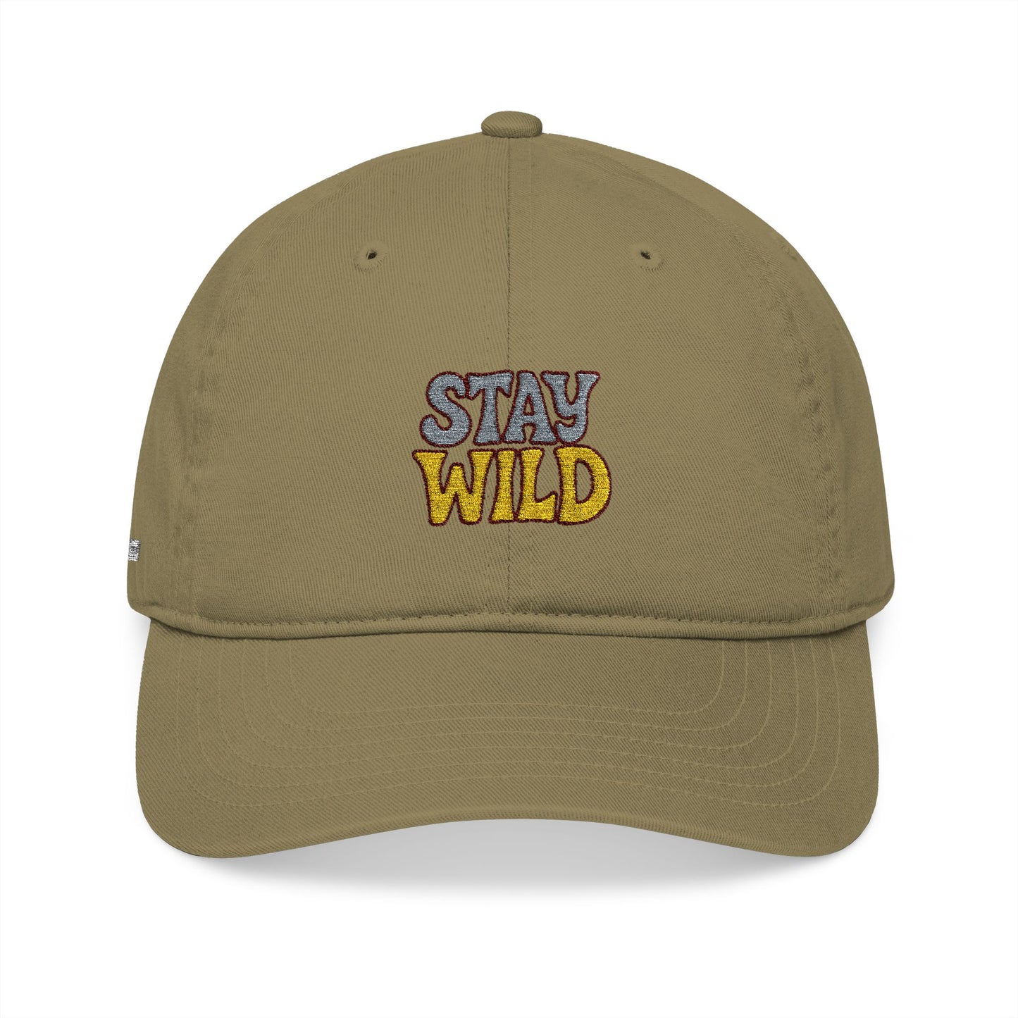 Mahalon Honolulu Stay Wild Organic Baseball Cap (Embroidery)