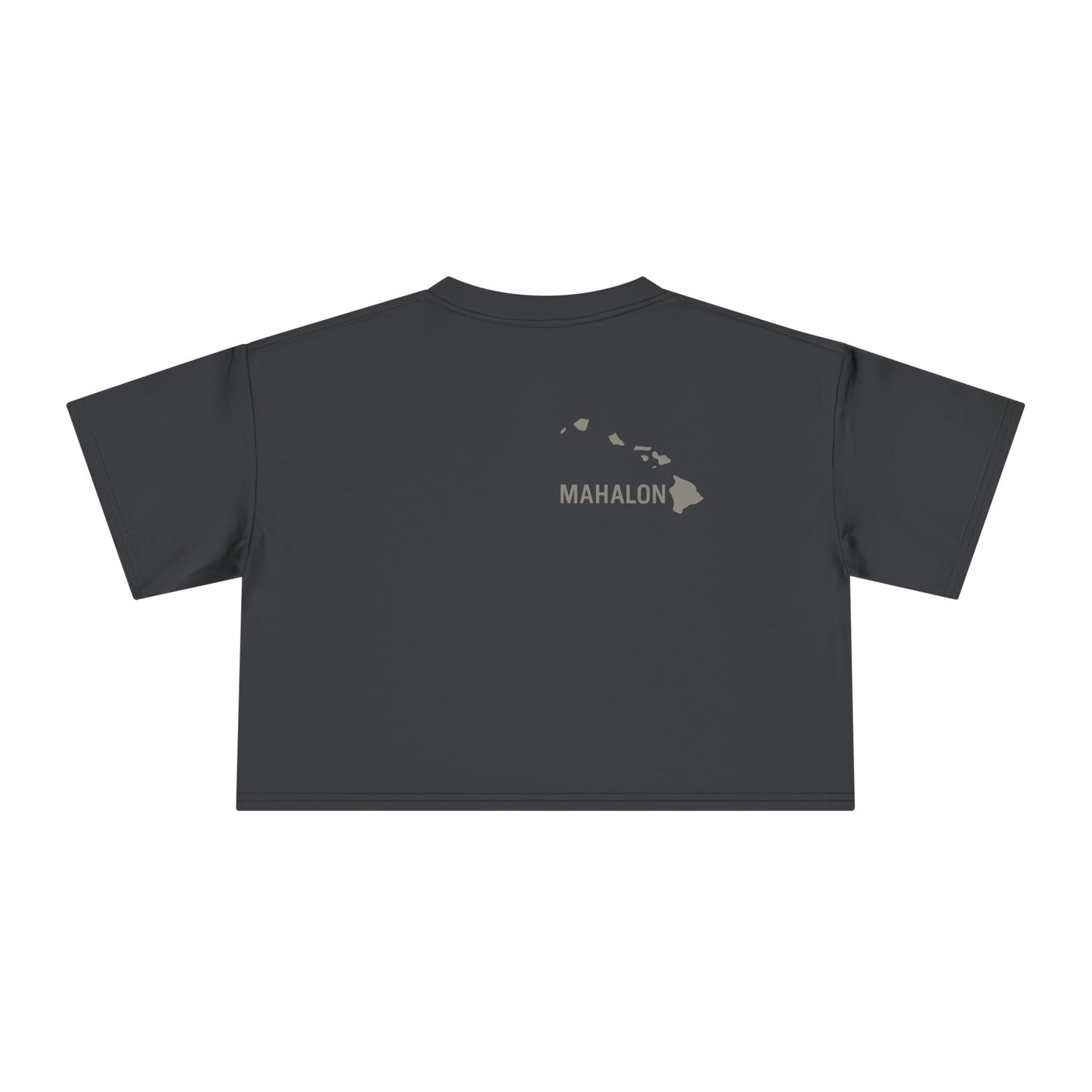 Mahalon Honolulu NO Worries Logo T-shirt Women's Crop Tee