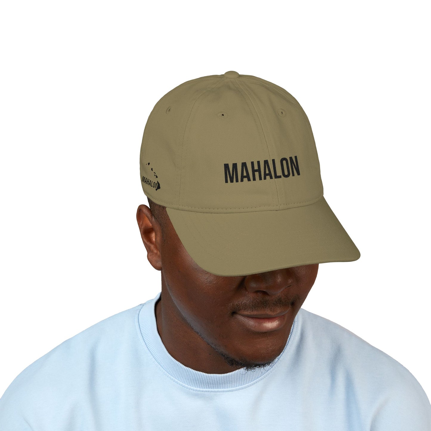 Mahalon Honolulu Organic Baseball Cap (Embroidery)