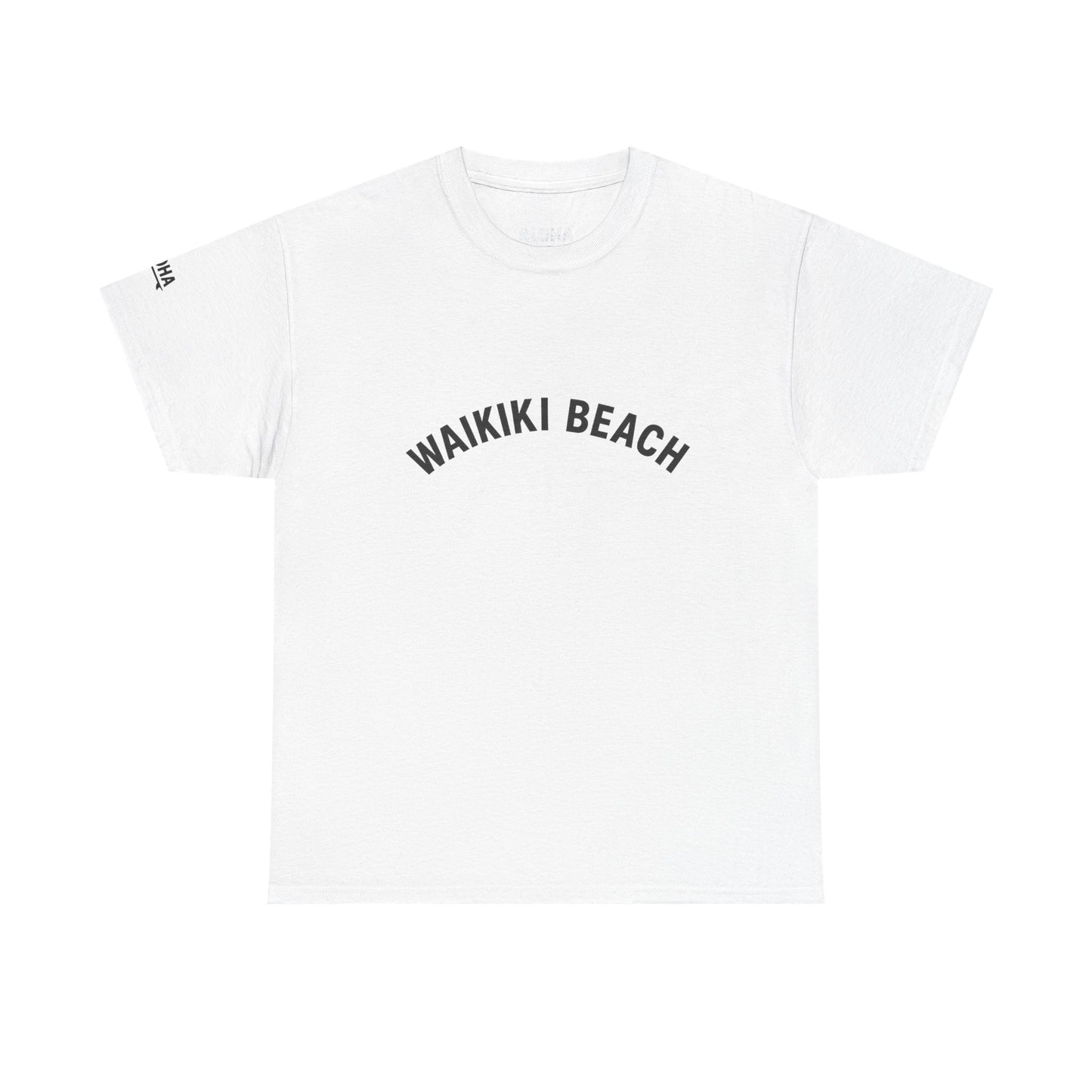 Mahalon Honolulu Waikiki beach , pineapple,aloha  Unisex Heavy Cotton Tee