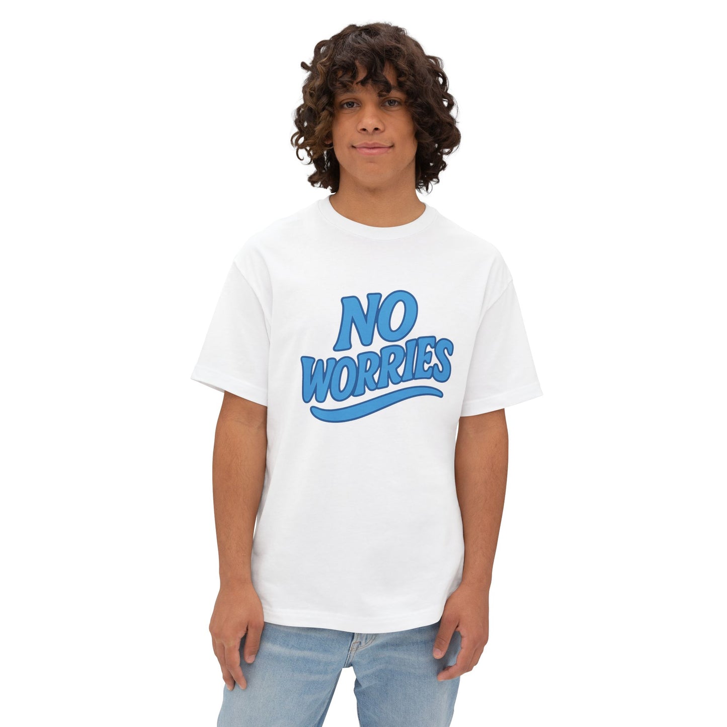 Mahalon Honolulu NO worries T-shirt Unisex Oversized Boxy Tee