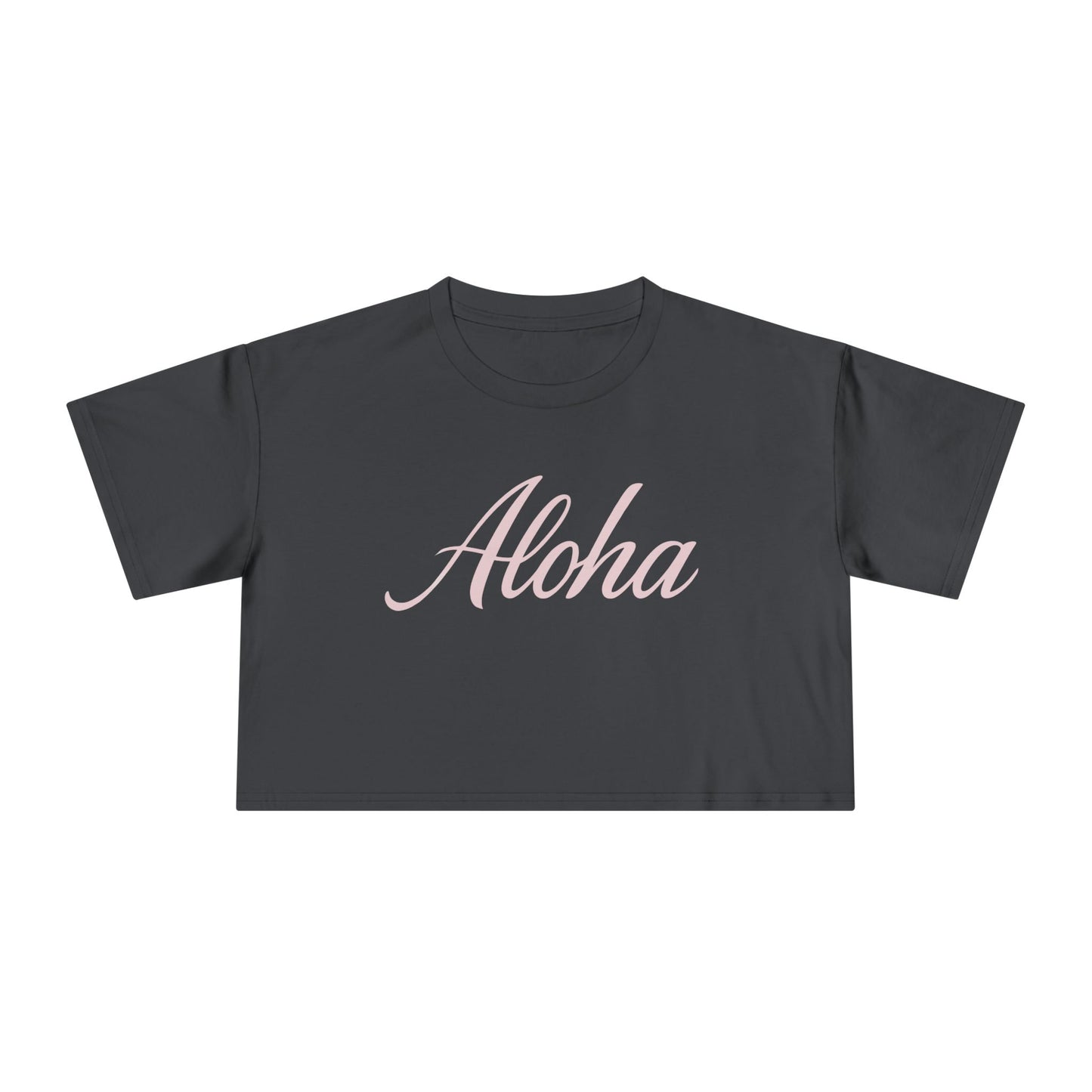 Mahalon Honolulu Aloha Logo T-shirt Women's Crop Tee
