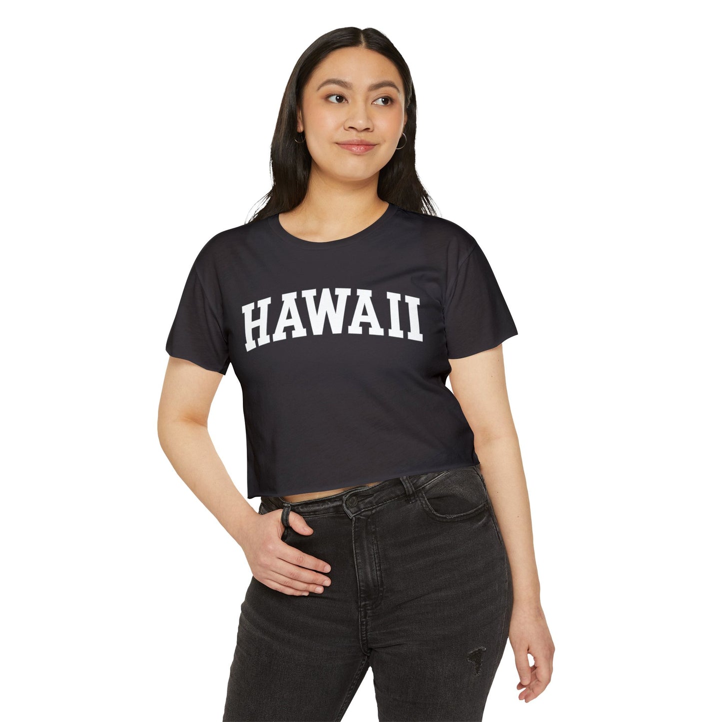 Mahalon Honolulu HAWAII Women's Festival Crop Top