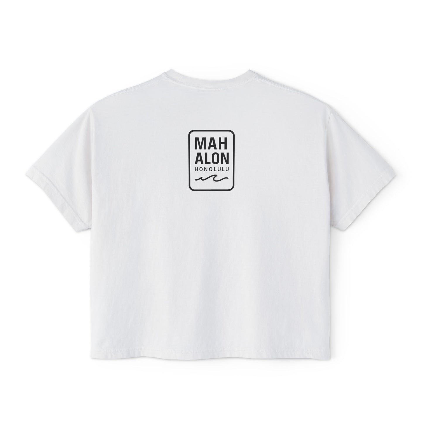 Mahalon Honolulu NO Worreis Vibes T-shirt Women's Boxy Tee