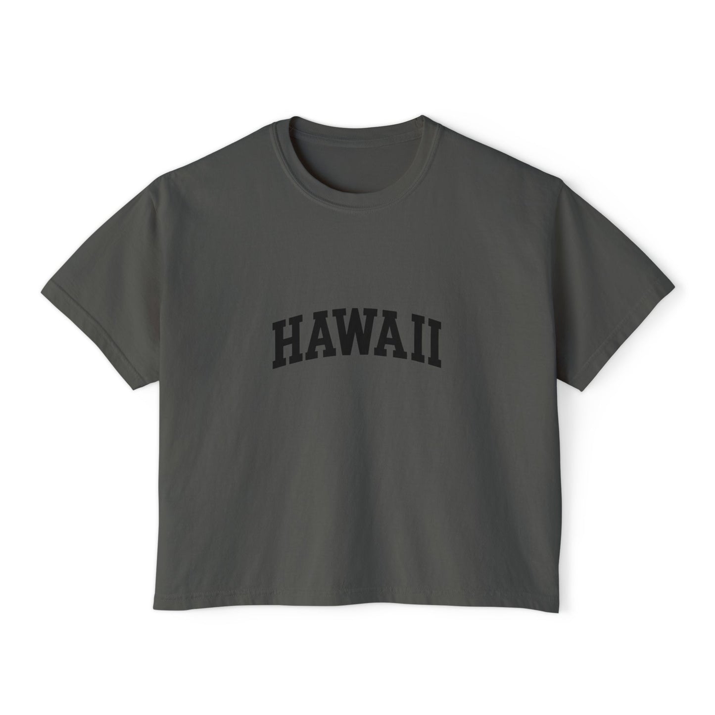 Mahalon Honolulu HAWAII Women's Boxy Tee