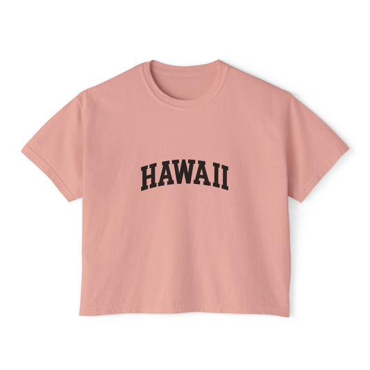 HAWAII Women's Boxy Tee Hawaii Vibes by Mahalon Honolulu