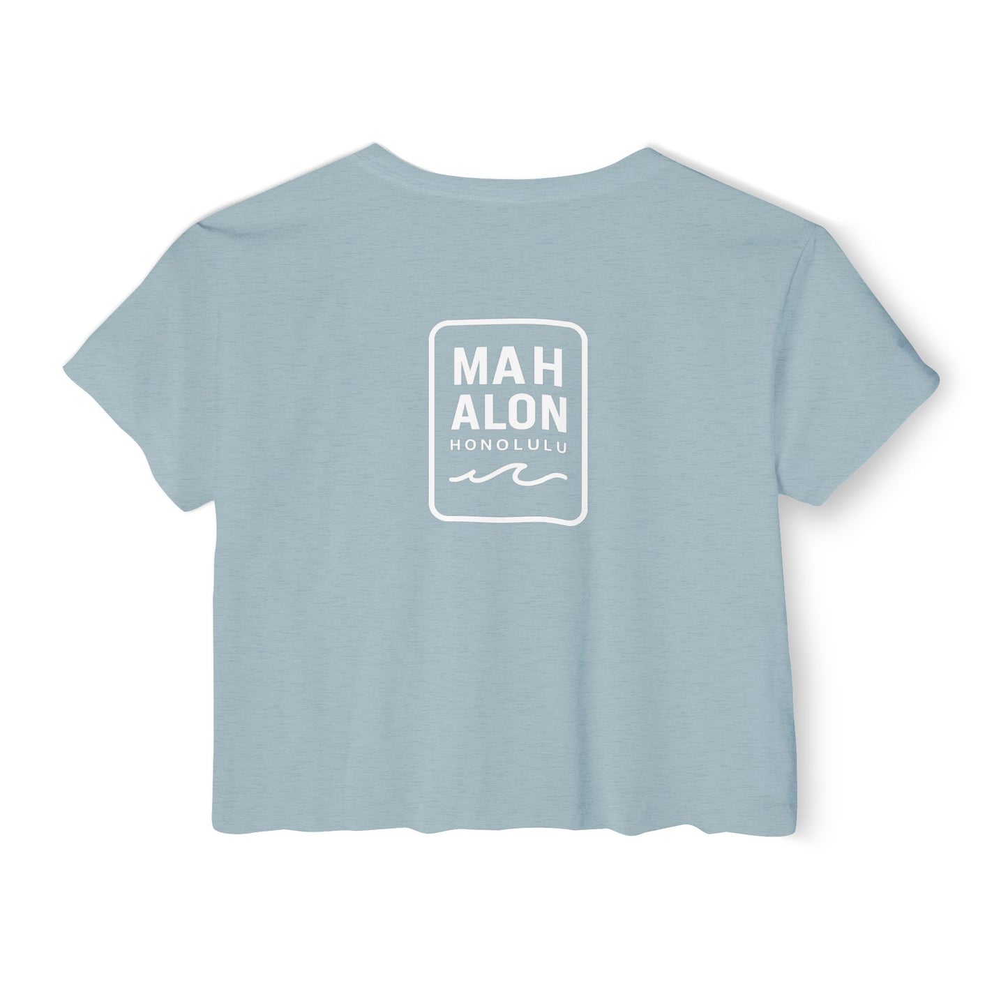 Mahalon Honolulu ALOHA  Women's Festival Crop Top