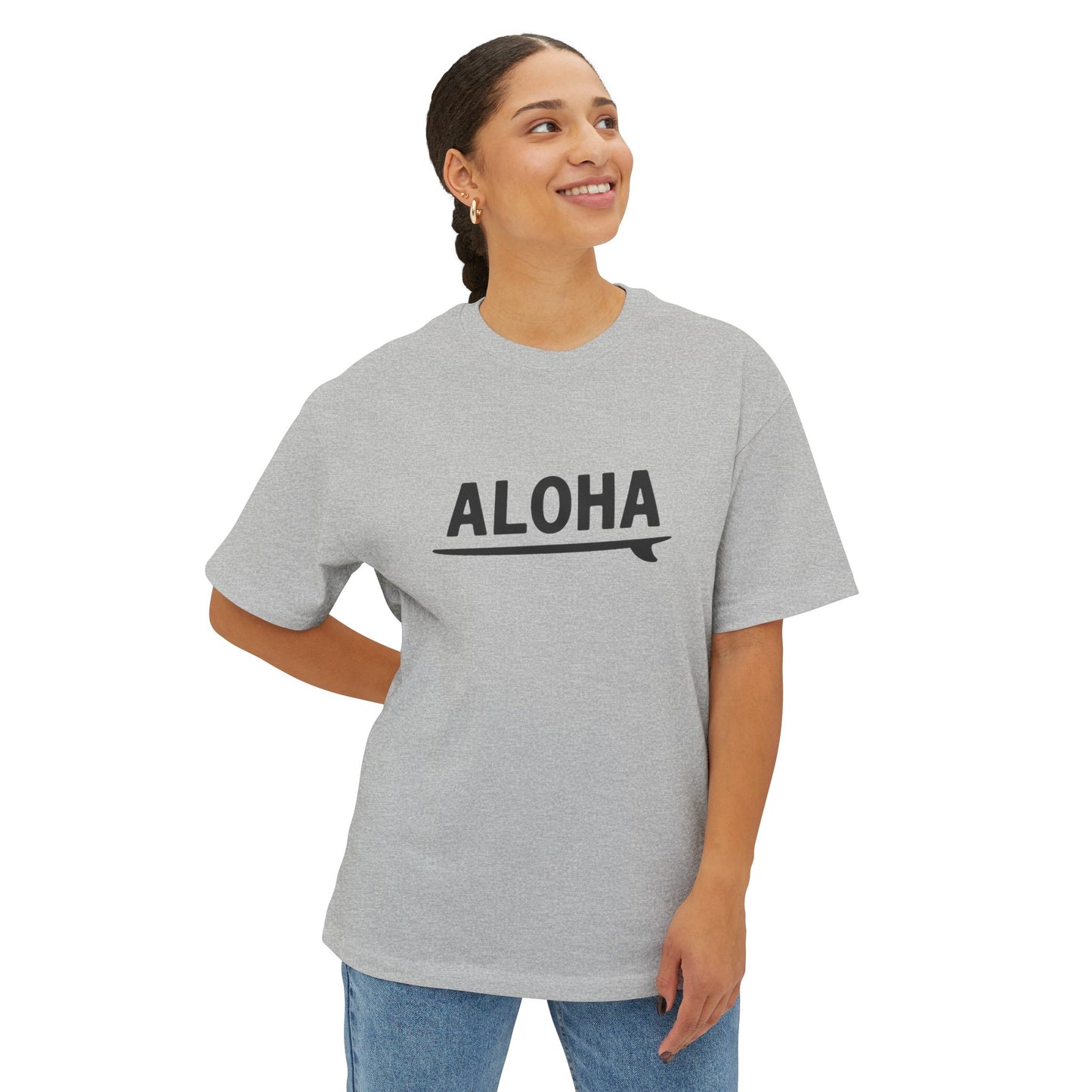 Mahalon Honolulu Aloha surf Unisex Oversized Boxy Tee