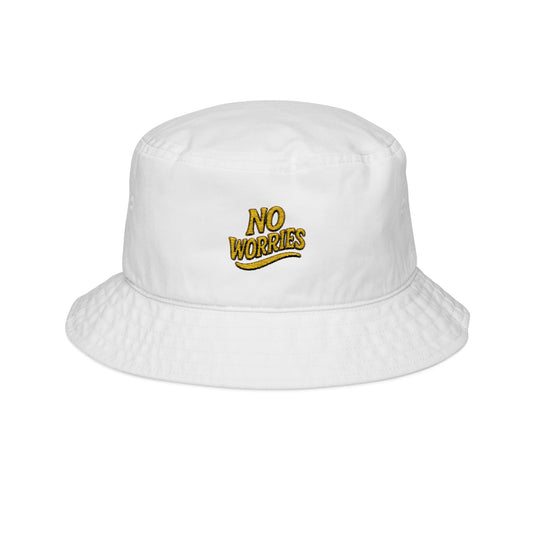 Mahalon Honolulu No Worries (yellow)Bucket Hat