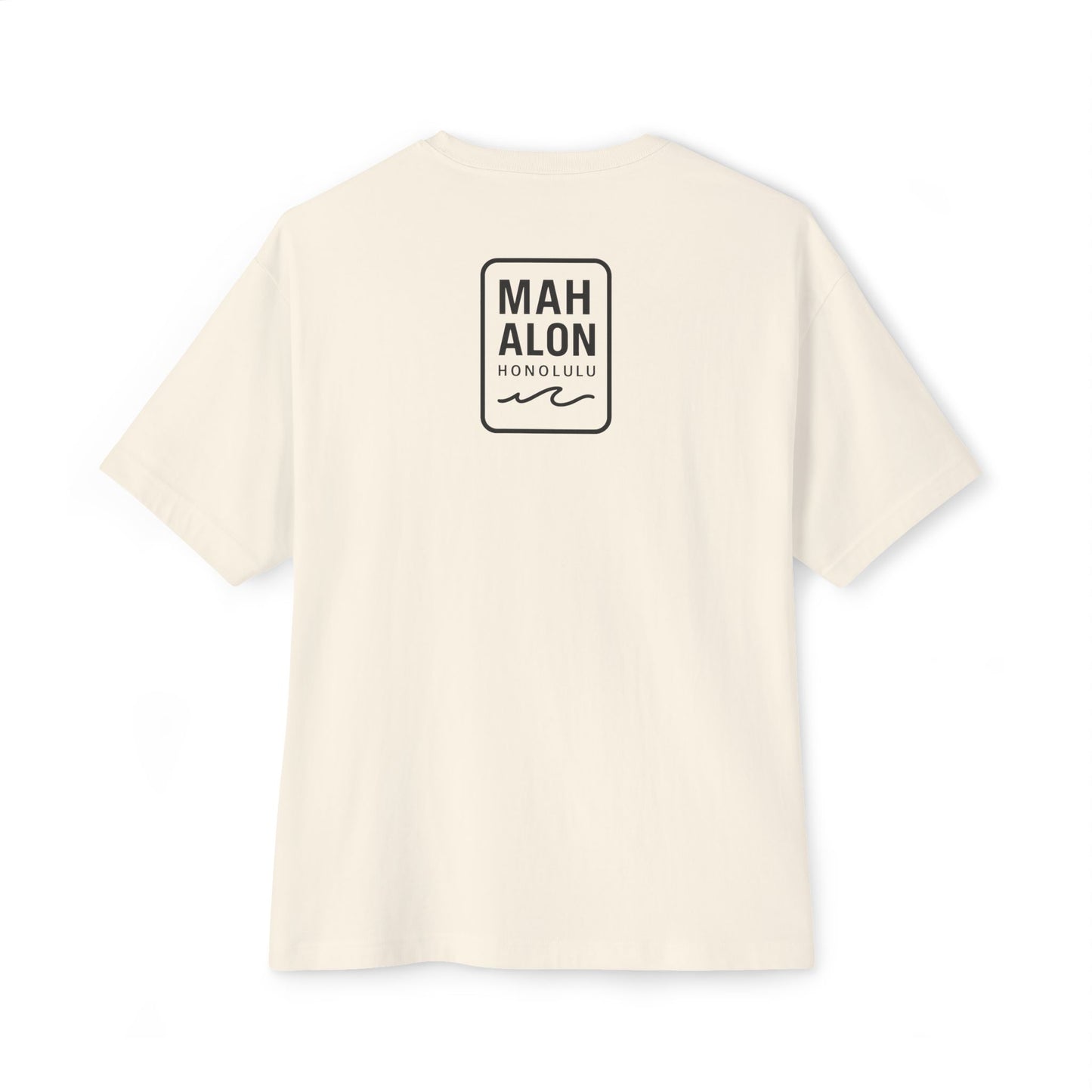 Mahalon Honolulu Stay Cool Unisex Oversized Boxy Tee Hawaii Vibes